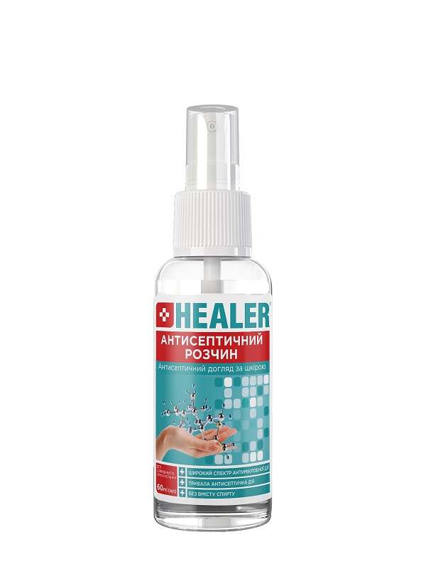 Антисептичний розчин HEALER® 60 мл