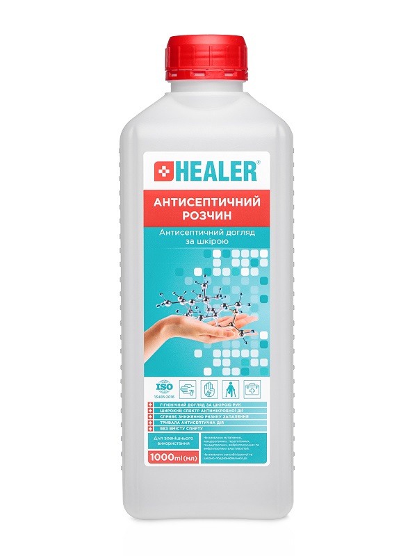Антисептичний розчин HEALER® 1000 мл